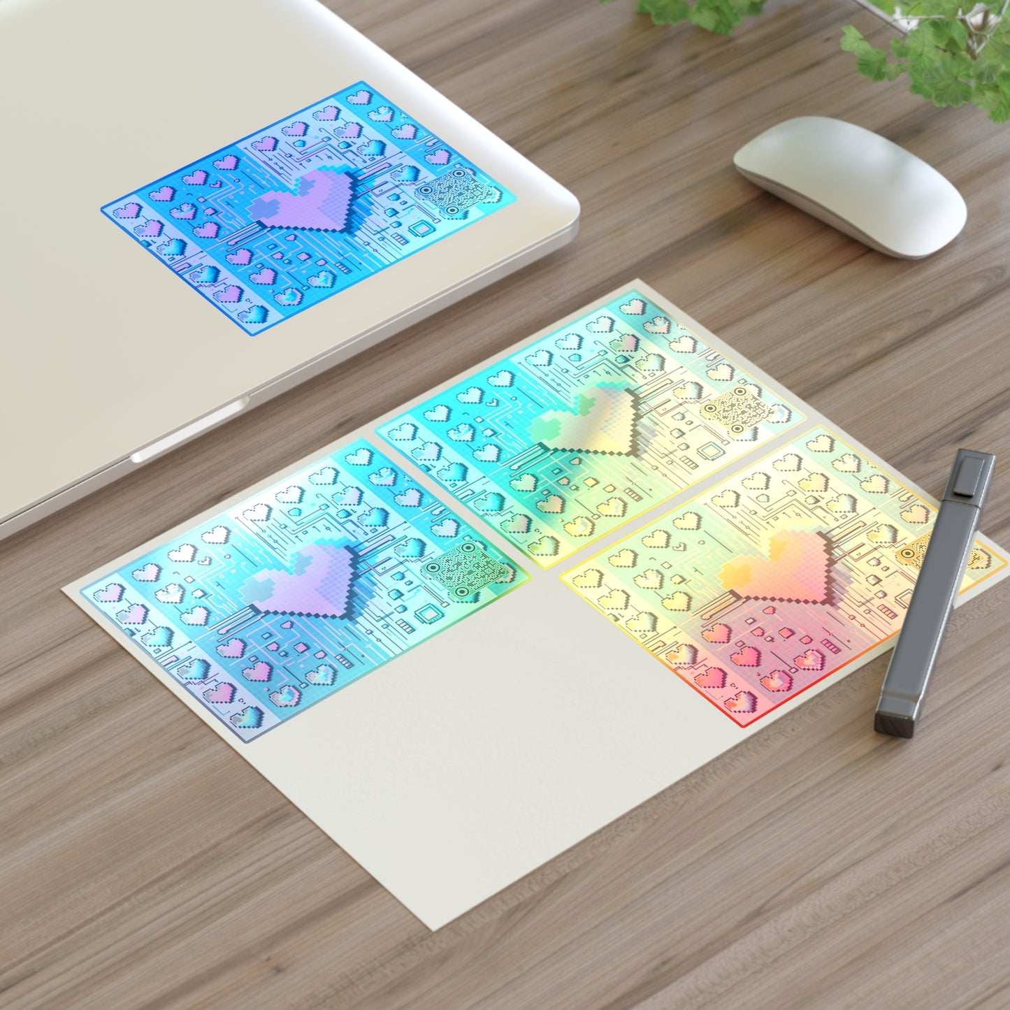 Digital Romance Modern Tech Romance Sticker Sheets - 8404 Design-44