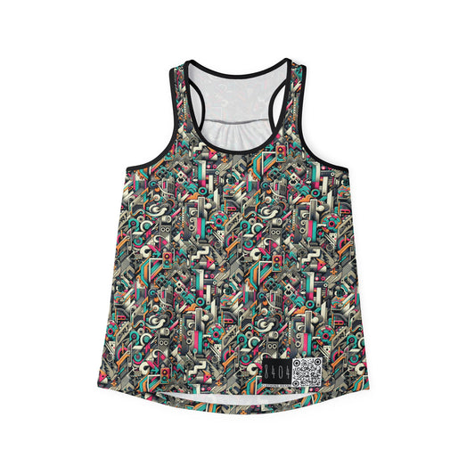 Digital Street Art Urban Street Style Women's Tank Top - 8404 Design-74