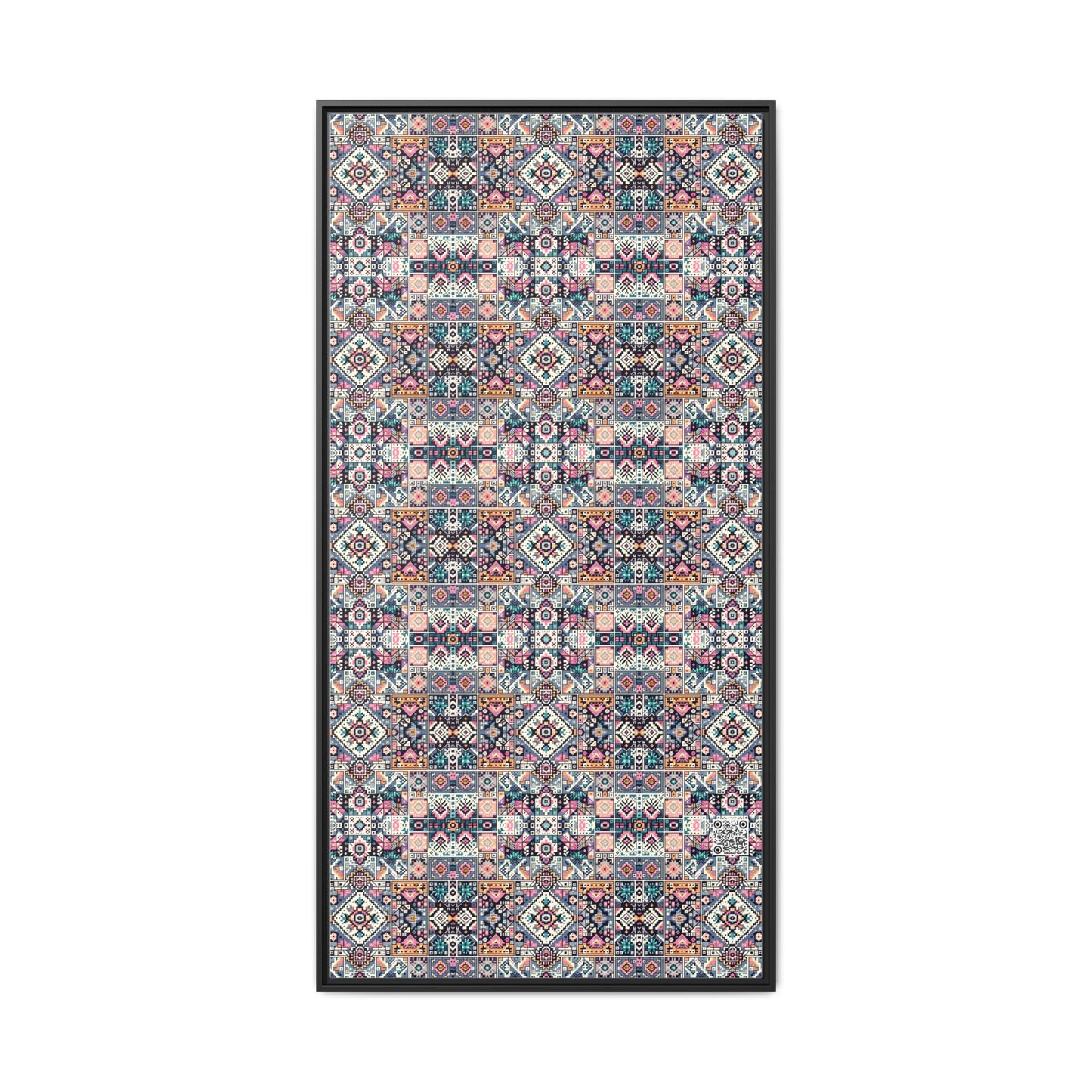 Matte Canvas, Framed (multi-Color) - 8404 Design-01