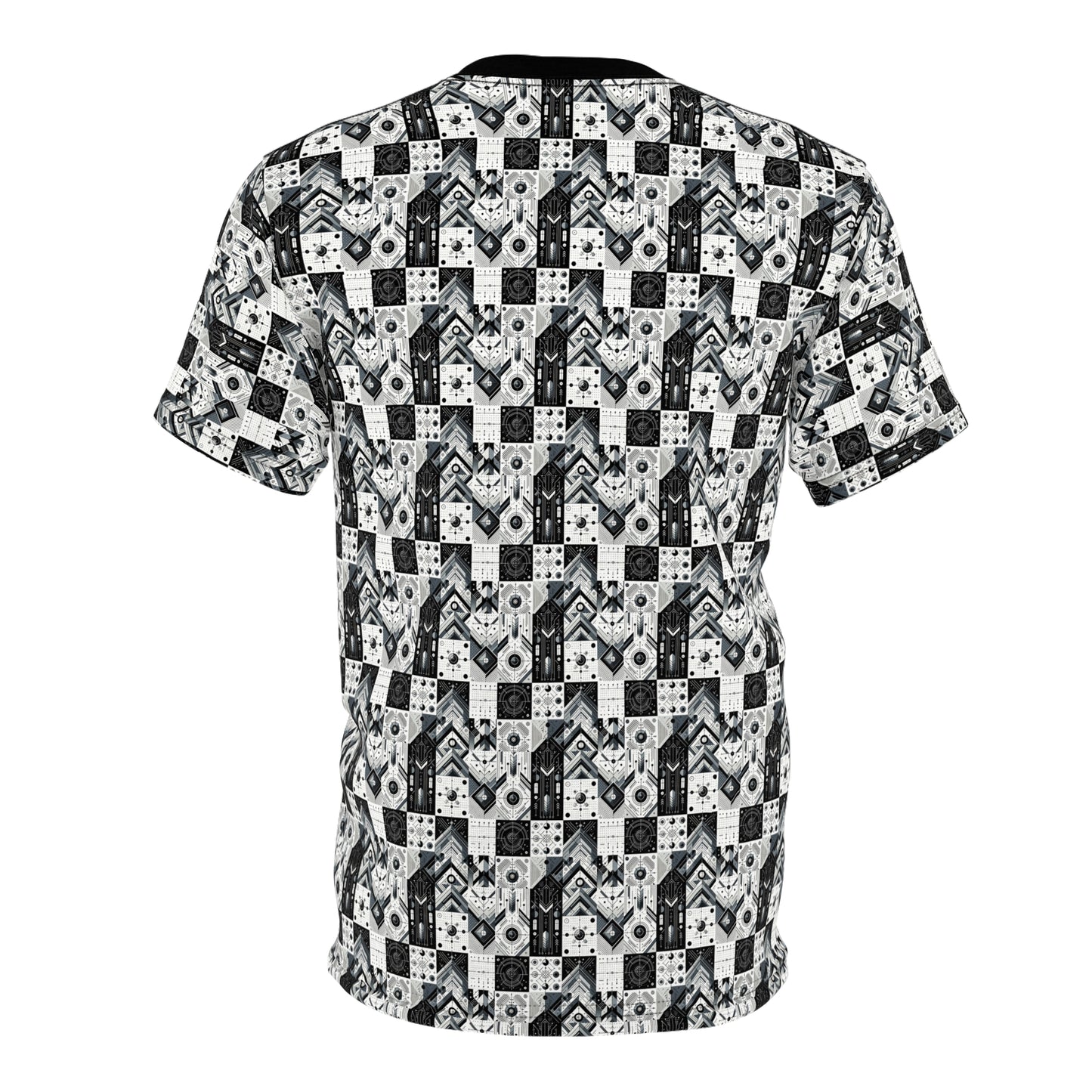 Digital Minimalism Minimalist Tech Unisex Cut & Sew Tee - 8404 Design-50