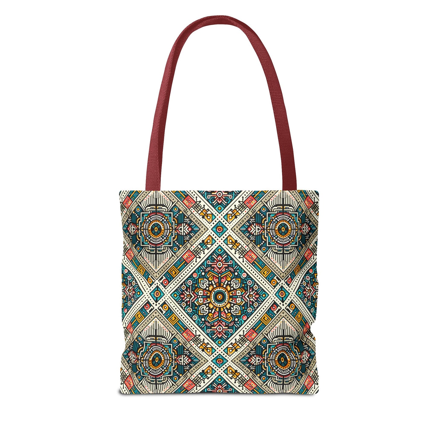 Cultural Fusion Tech Blend of Cultural Heritage With Tech-Inspired Elements Tote Bag - 8404 Design-64