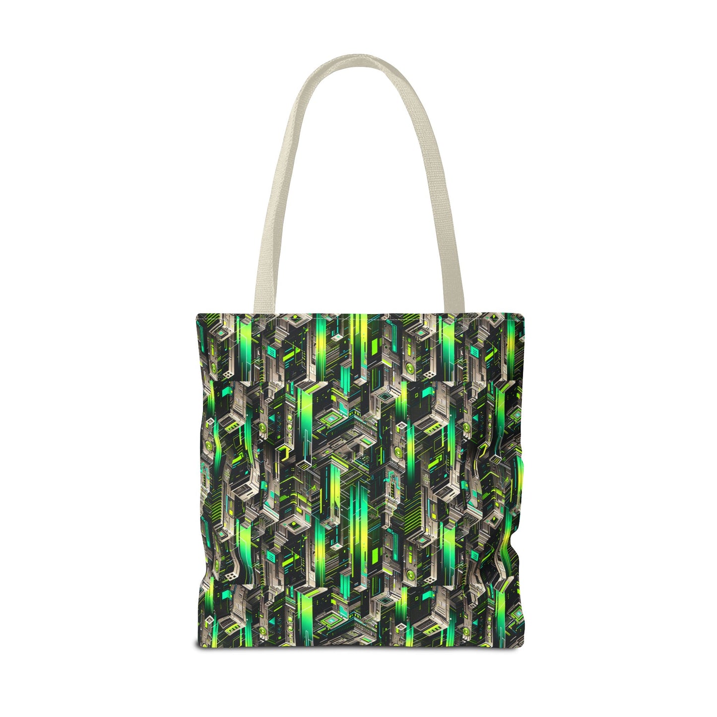 Digital Rebellion Tech-Forward Streetwear Tote Bag - 8404 Design-63