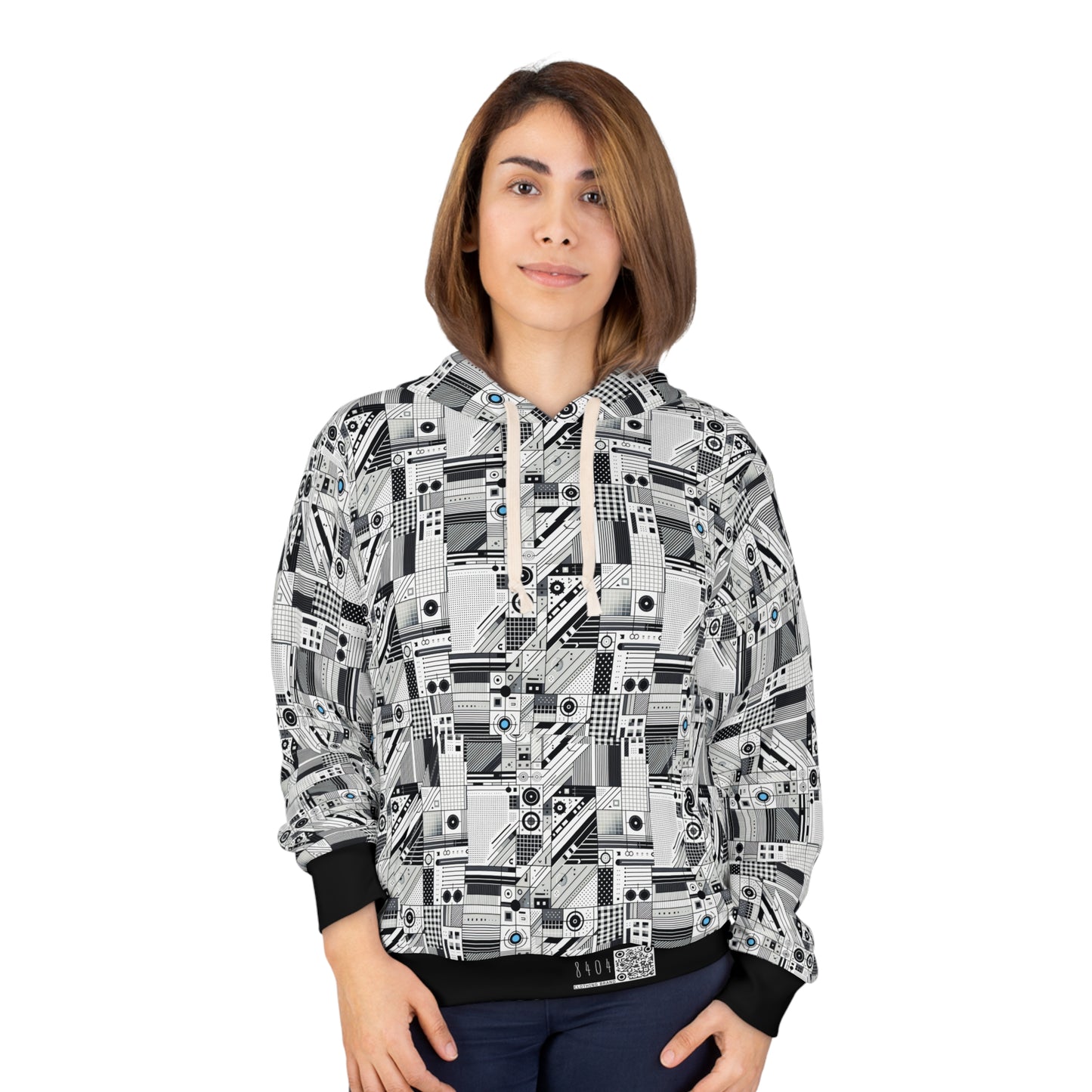 Digital Minimalism Minimalist Tech Pullover Hoodie - 8404 Design-52