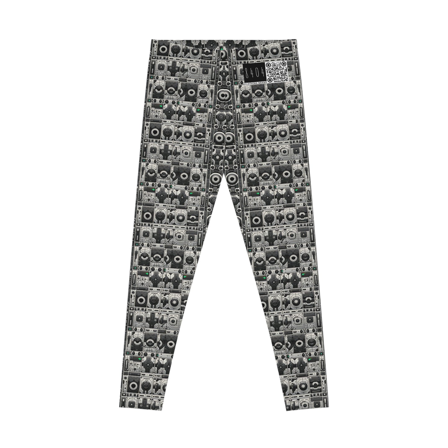 Tech Utility Aesthetics Tech-Forward Minimalism Stretch Leggings - 8404 Design-60