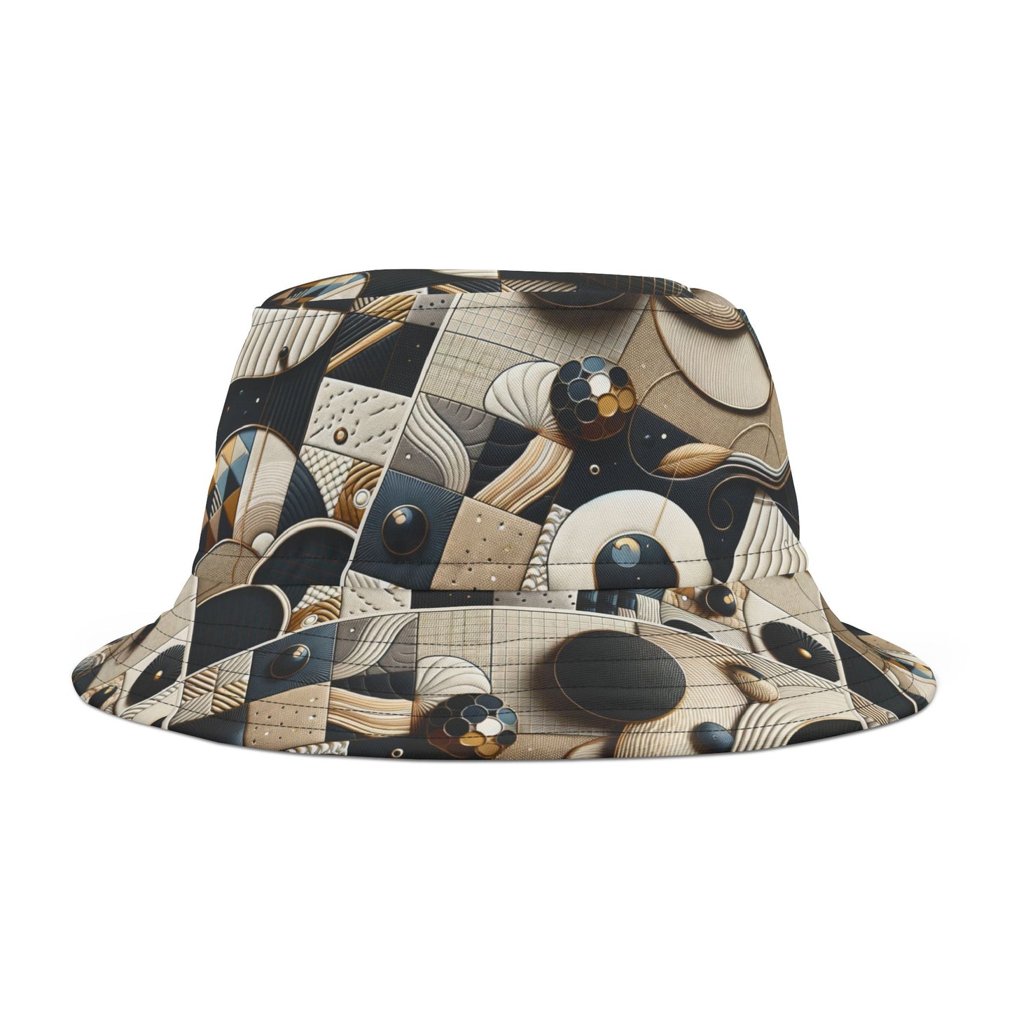 Tech-forward Luxe Streetwear Tech Luxe Fusion Bucket Hat - 8404 Design-71