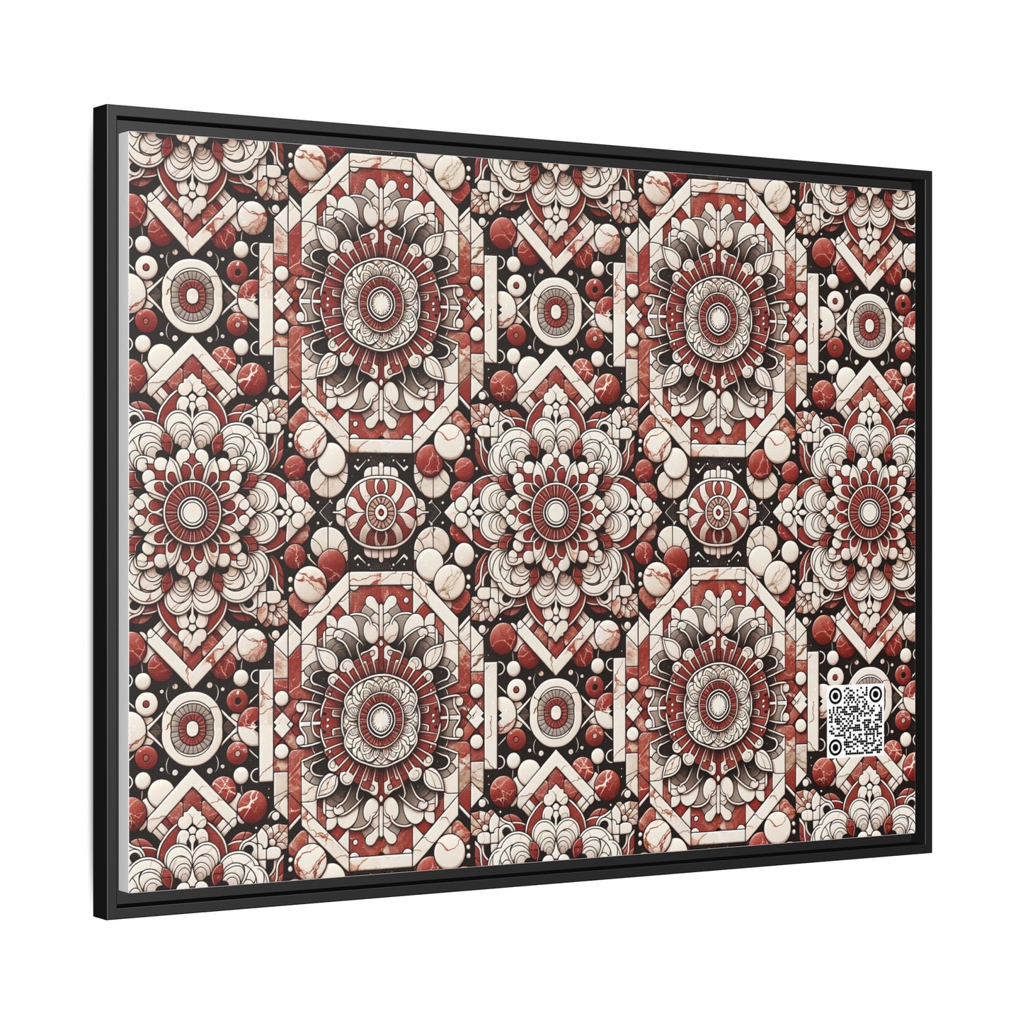 Neo Jomon Sculptural Aesthetics Artisanal Streetwear Matte Canvas, Framed (multi-Color) - 8404 Design-55 A