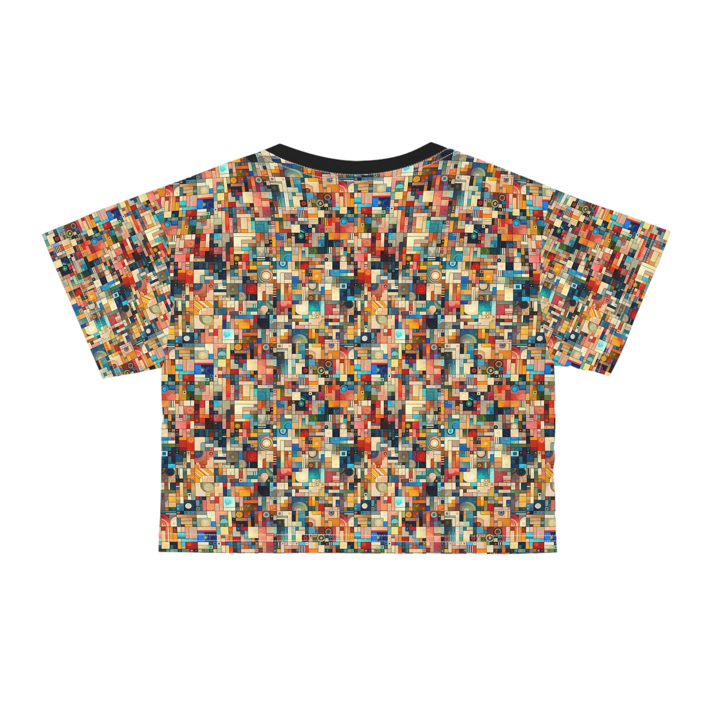 Digital Artistic Expression Artistic Streetwear Crop Tee - 8404 Design-46