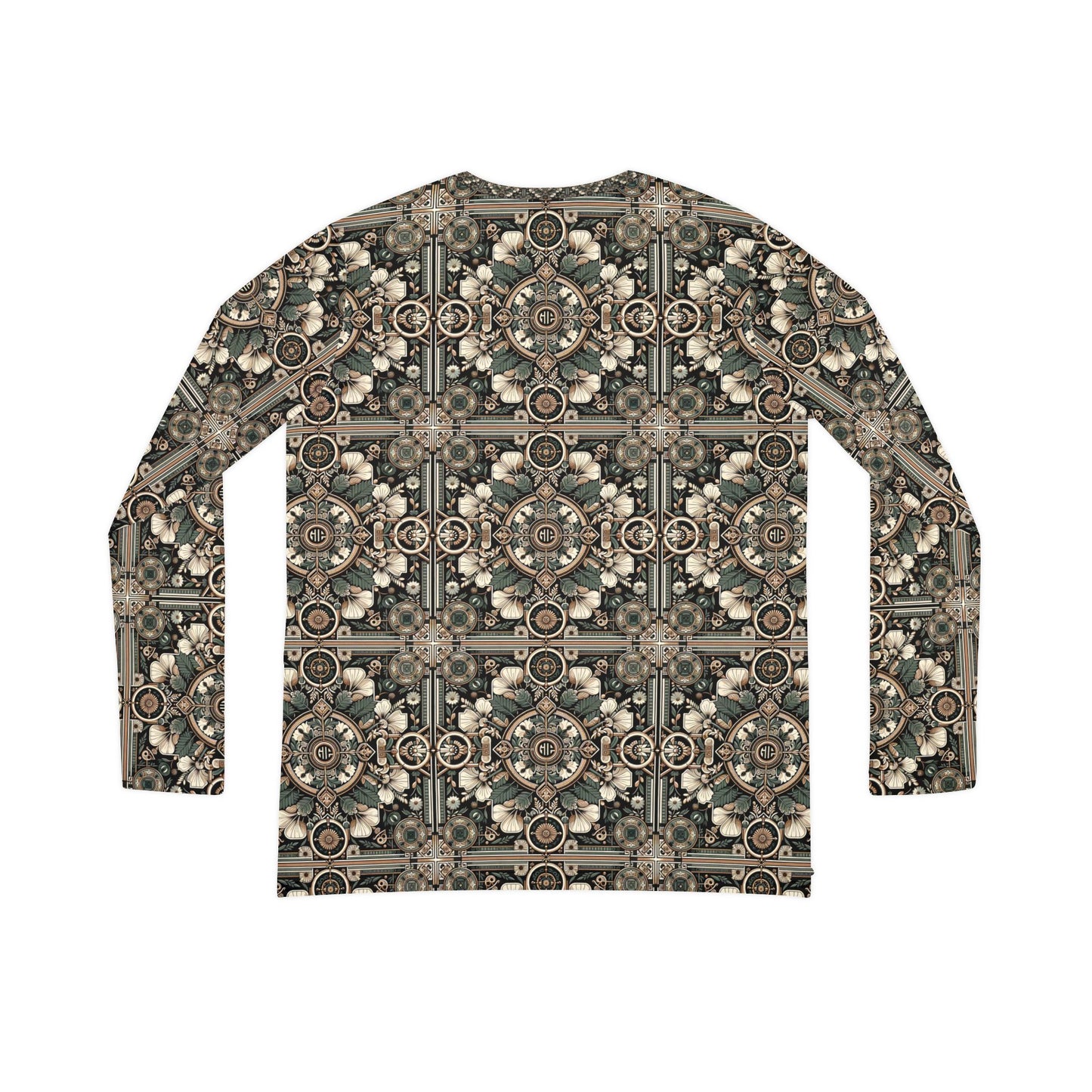 Cyber Garden Party Tech Garden Extravaganza Women's Long Sleeve V-Neck Shirt - 8404 Design-66