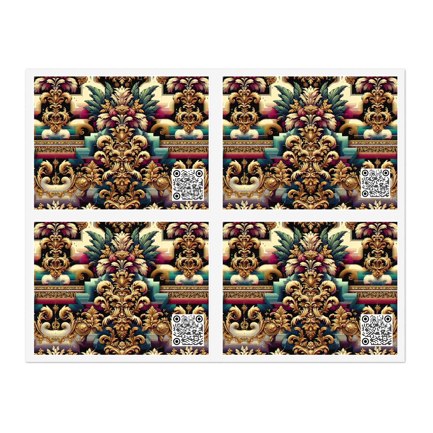 Digital Renaissance Modern Baroque Fusion Sticker Sheets - 8404 Design-60