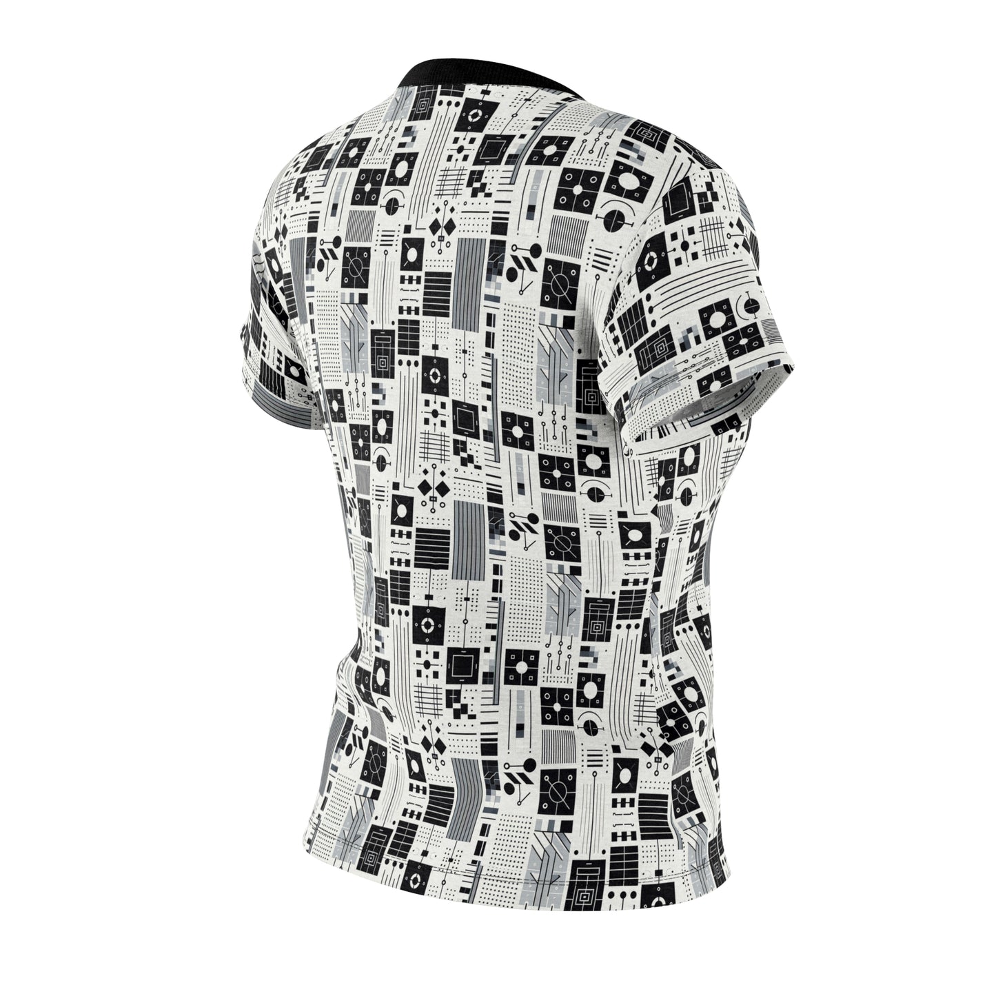 Digital Minimalism Minimalist Tech Women's Cut & Sew Tee - 8404 Design-54