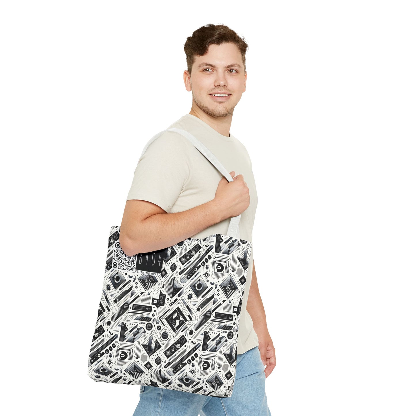 Tech Minimalism Minimalist Tech Tote Bag - 8404 Design-72
