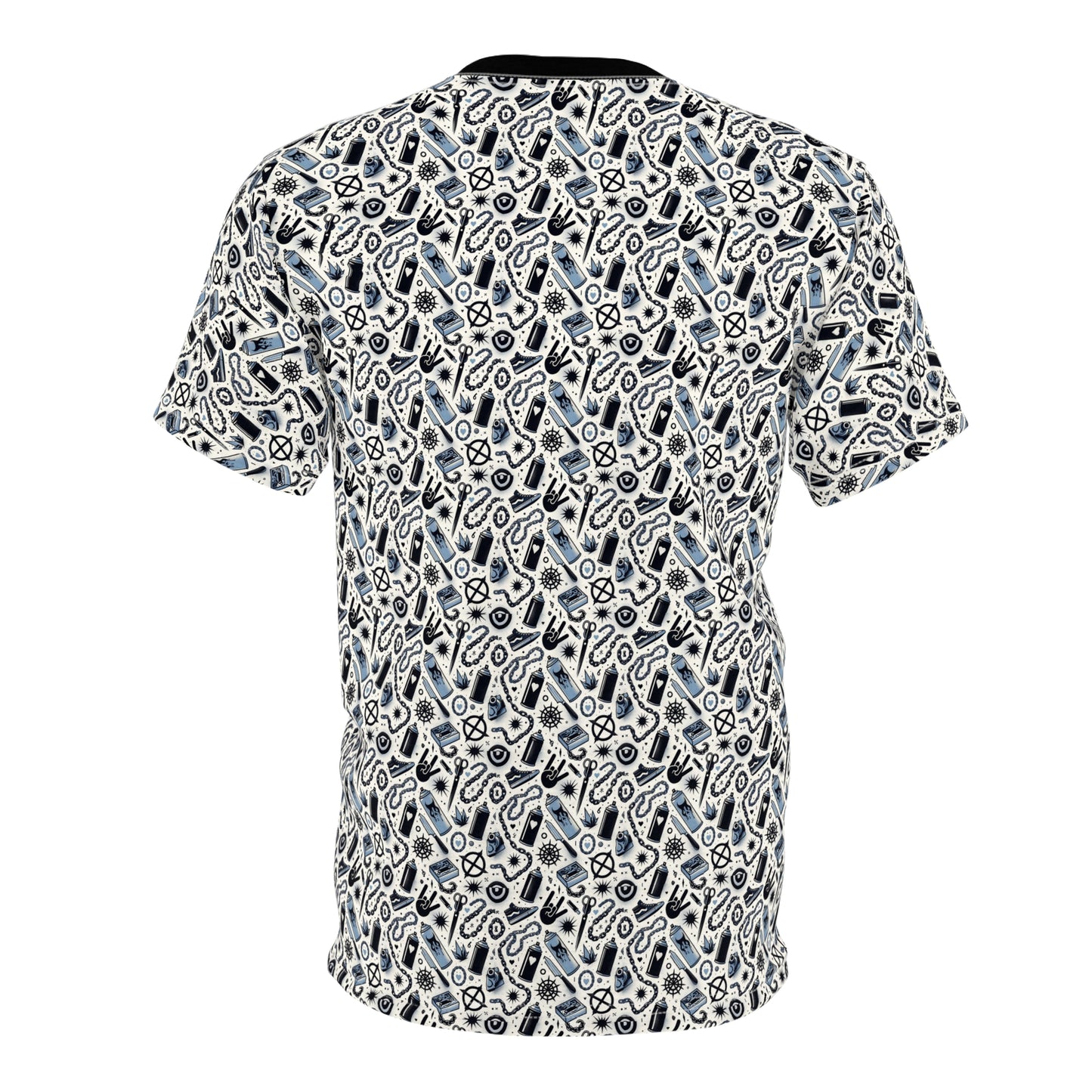 Cultural Rebellion Graphics Edgy and Rebellious With a Hint of Nostalgia Unisex Cut & Sew Tee - 8404 Design-57