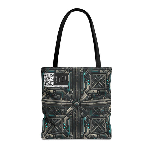 Tech Noir Futuristic Tech Aesthetic with a Dark Twist Tote Bag - 8404 Design-59