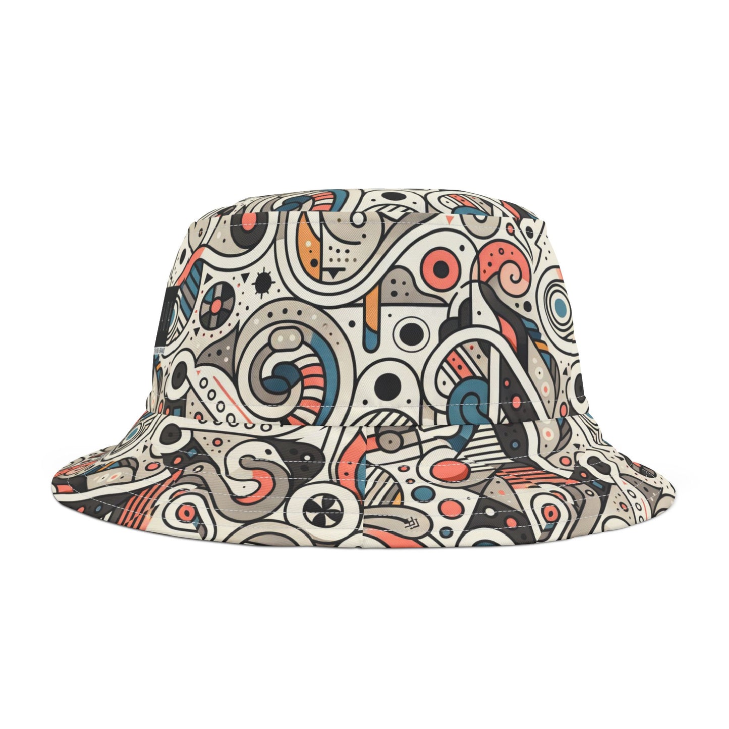 Modern Minimalism Minimalist Tech Bucket Hat - 8404 Design-61