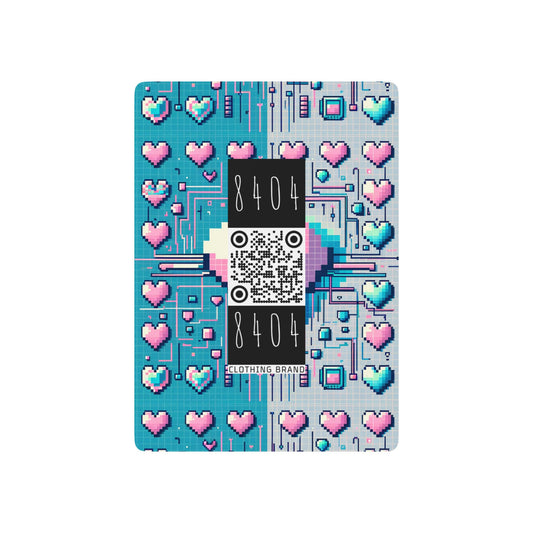 Digital Romance Modern Tech Romance Poker Playing Cards - 8404 Design-44 B