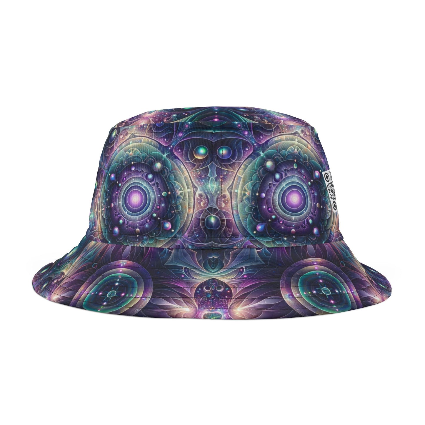 Iridescent Tech Fusion Tech-Forward Streetwear Bucket Hat - 8404 Design-61