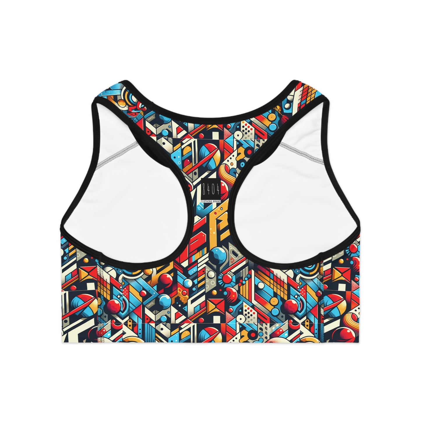 Neo-Traditional Street Art Modern Street Art Fusion Sports Bra - 8404 Design-67