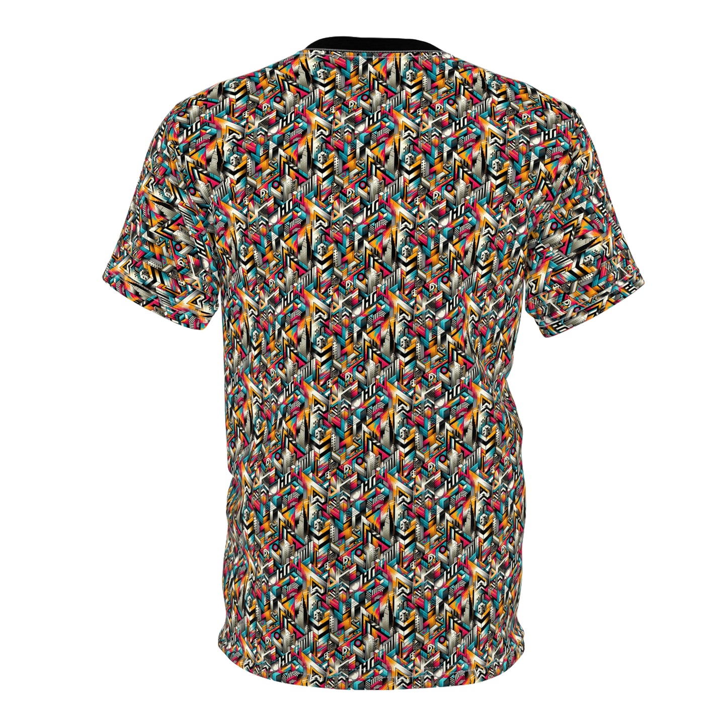 Graffiti Revival Urban Street Art Unisex Cut & Sew Tee - 8404 Design-62