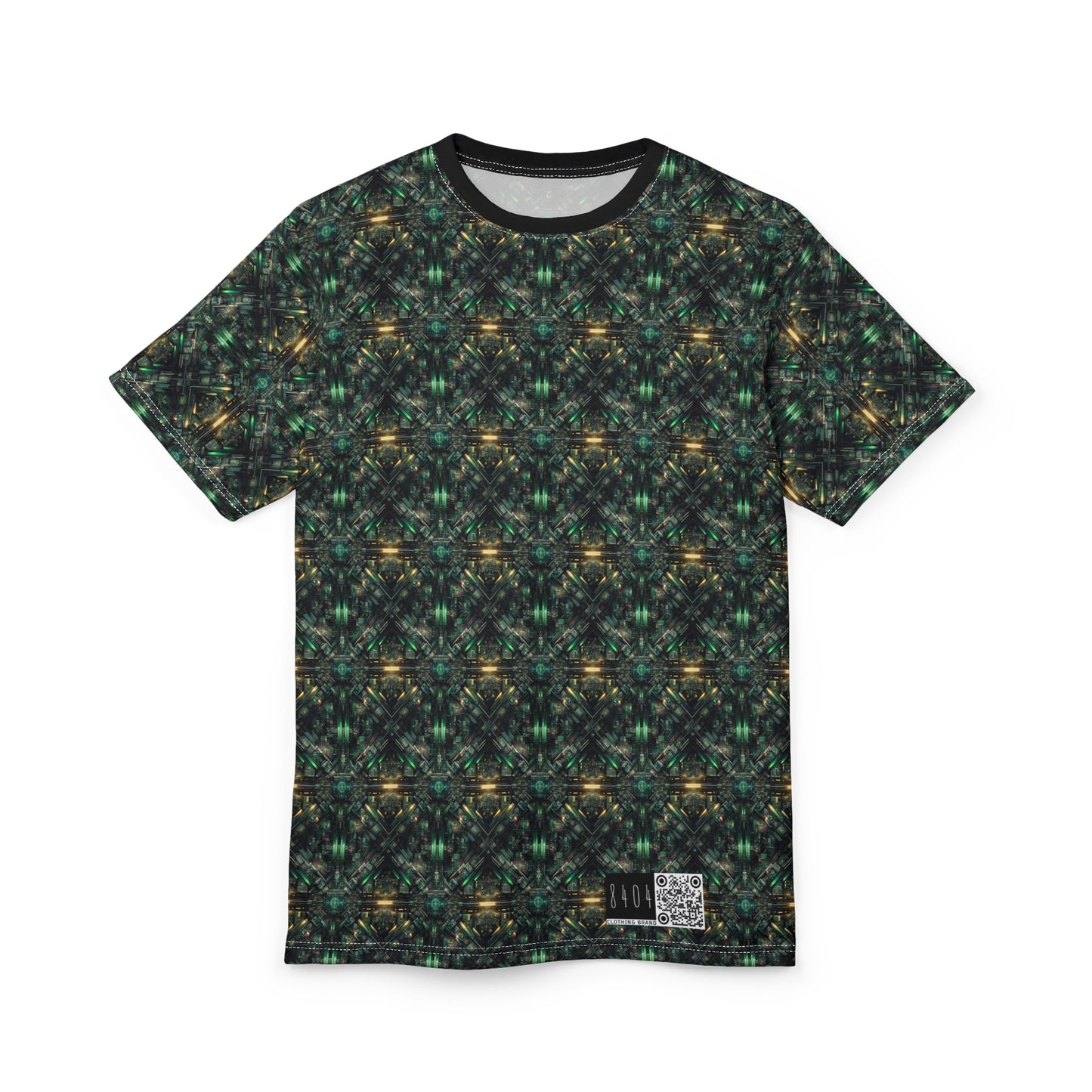 Tech Noir Graphics Tech-Inspired Streetwear Unisex Cut & Sew Tee - 8404 Design-56