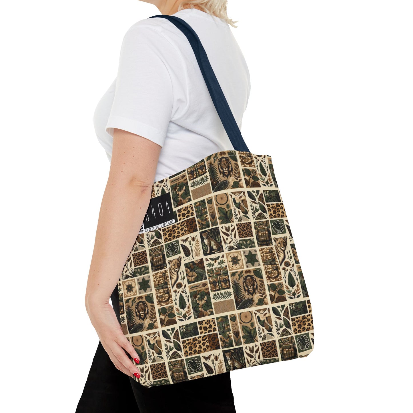 Streetwear Safari Urban Jungle Explorer Tote Bag - 8404 Design-51