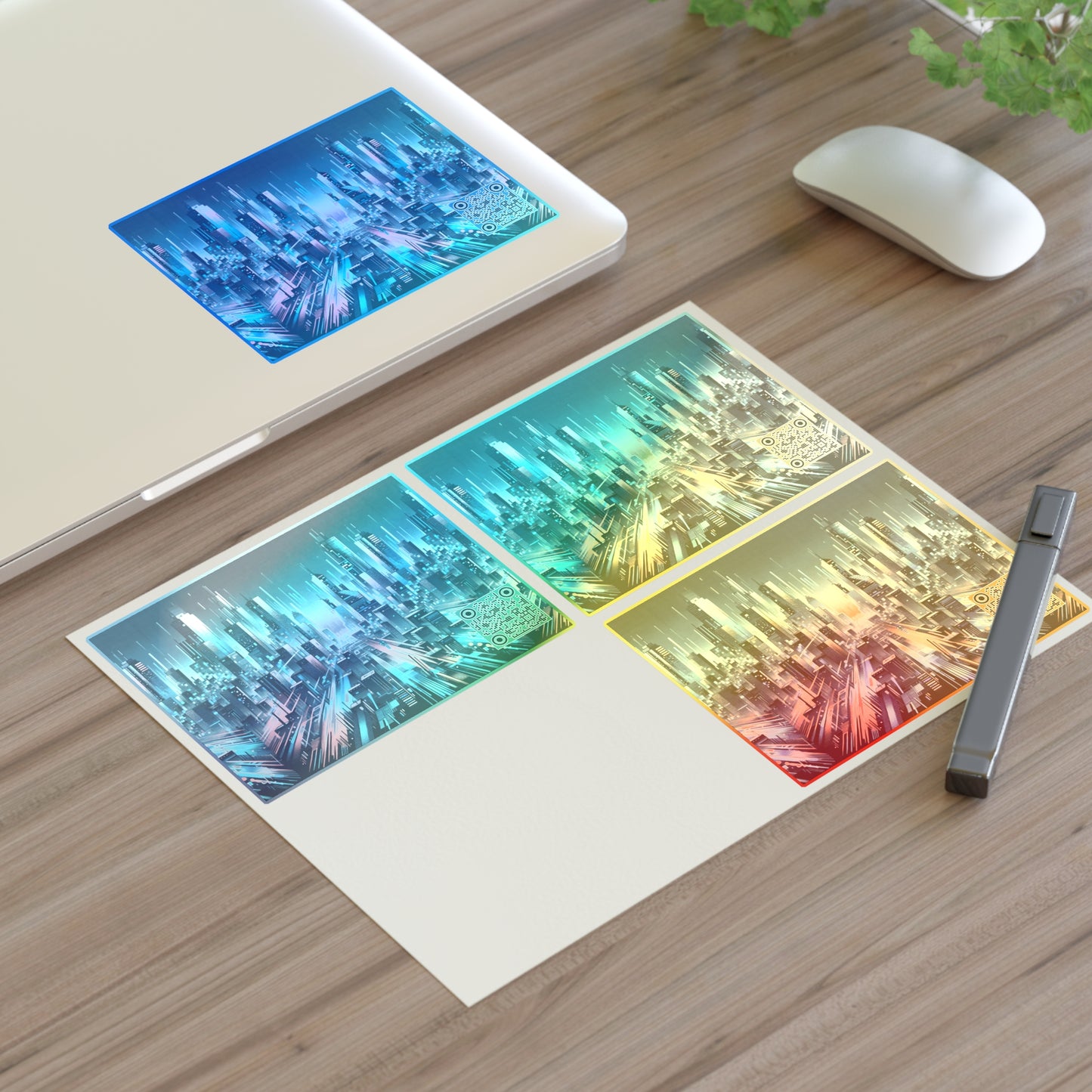 Digital Motion Futuristic Tech Sticker Sheets - 8404 Design-68