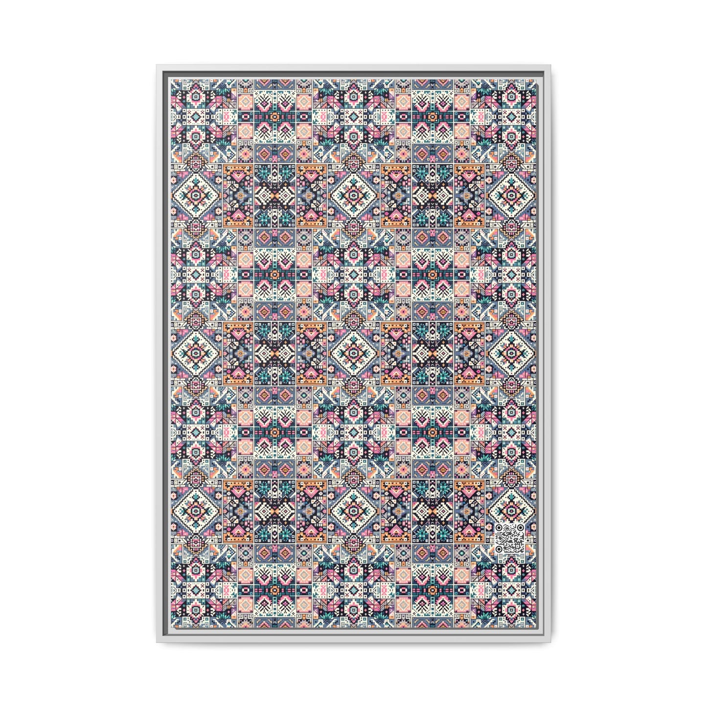 Matte Canvas, Framed (multi-Color) - 8404 Design-01