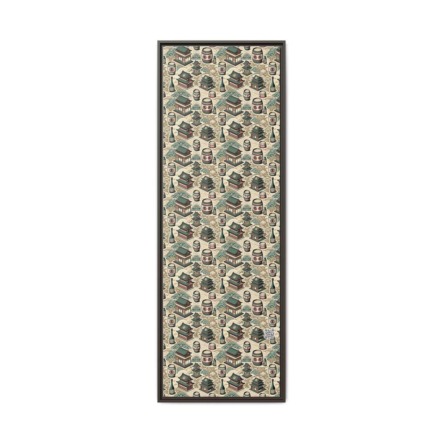 Cultural Artisanal Fusion Contemporary Cultural Elegance Matte Canvas, Framed (multi-Color) - 8404 Design-68 B