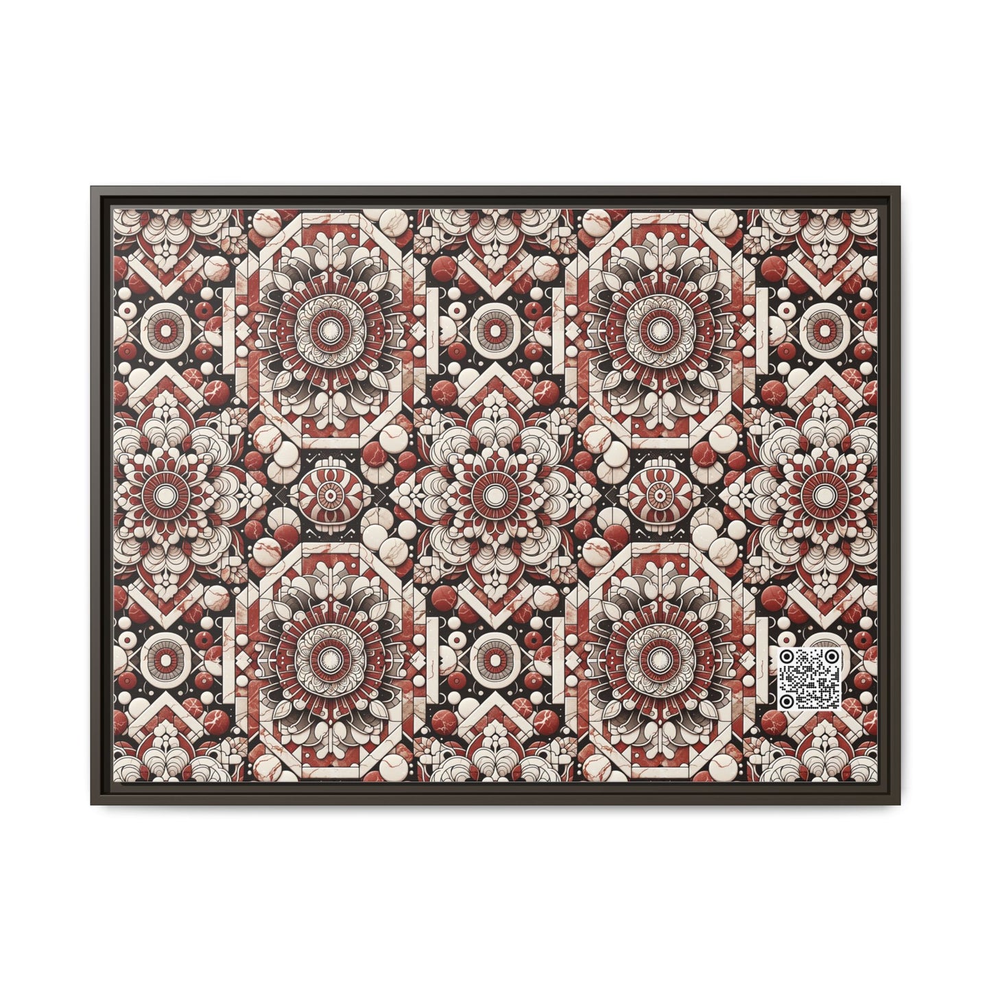 Neo Jomon Sculptural Aesthetics Artisanal Streetwear Matte Canvas, Framed (multi-Color) - 8404 Design-55 A