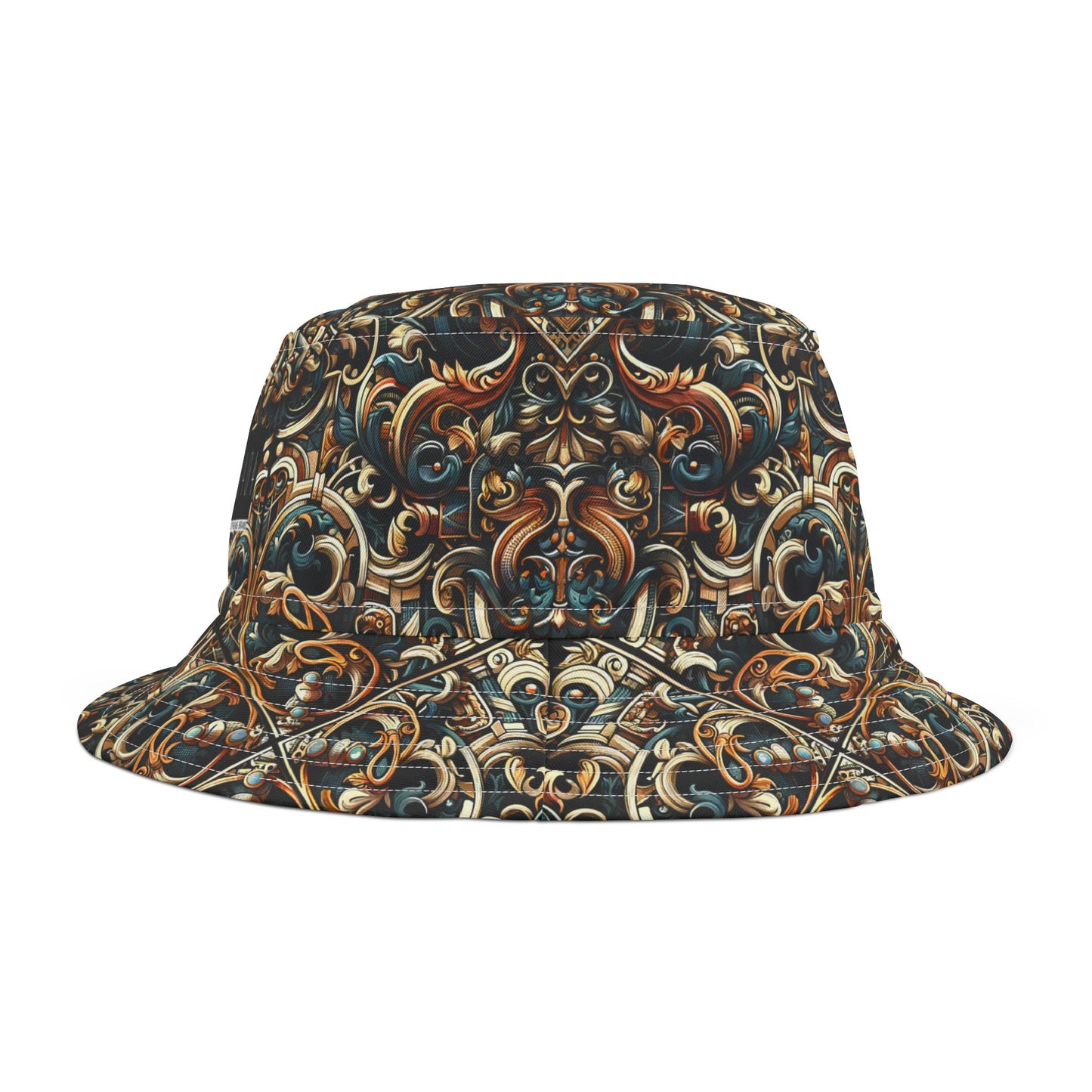 Urban Renaissance Historical Fusion With Street Edge Bucket Hat - 8404 Design-59