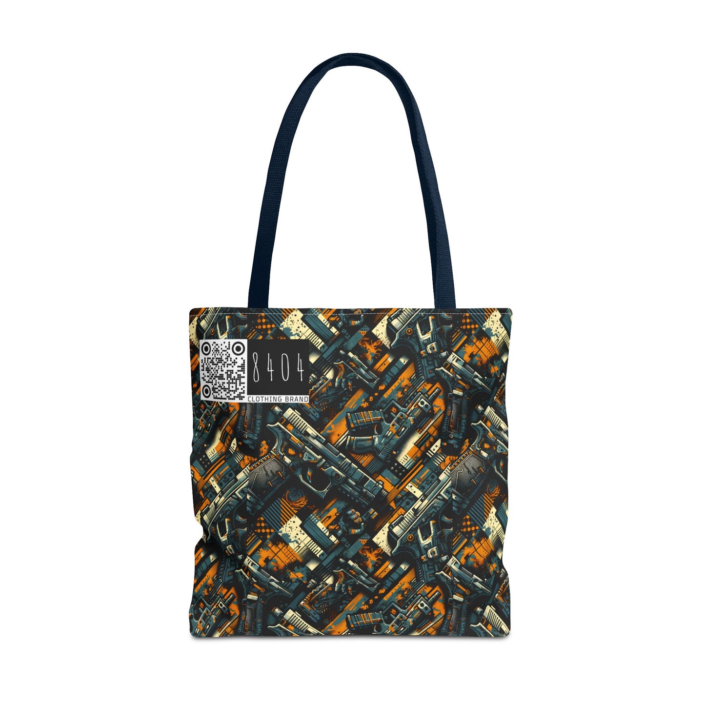 Digital Punk Futuristic Grunge Tote Bag - 8404 Design-47
