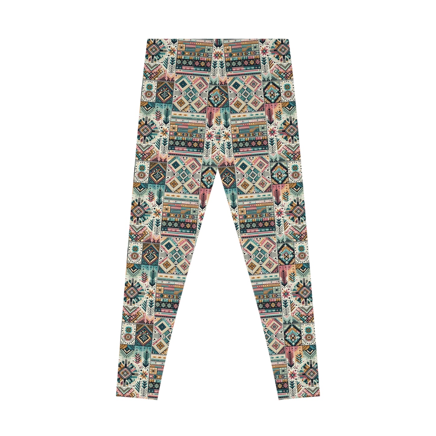 Digital Artisanal Fusion Digital Artisanal Stretch Leggings - 8404 Design-49