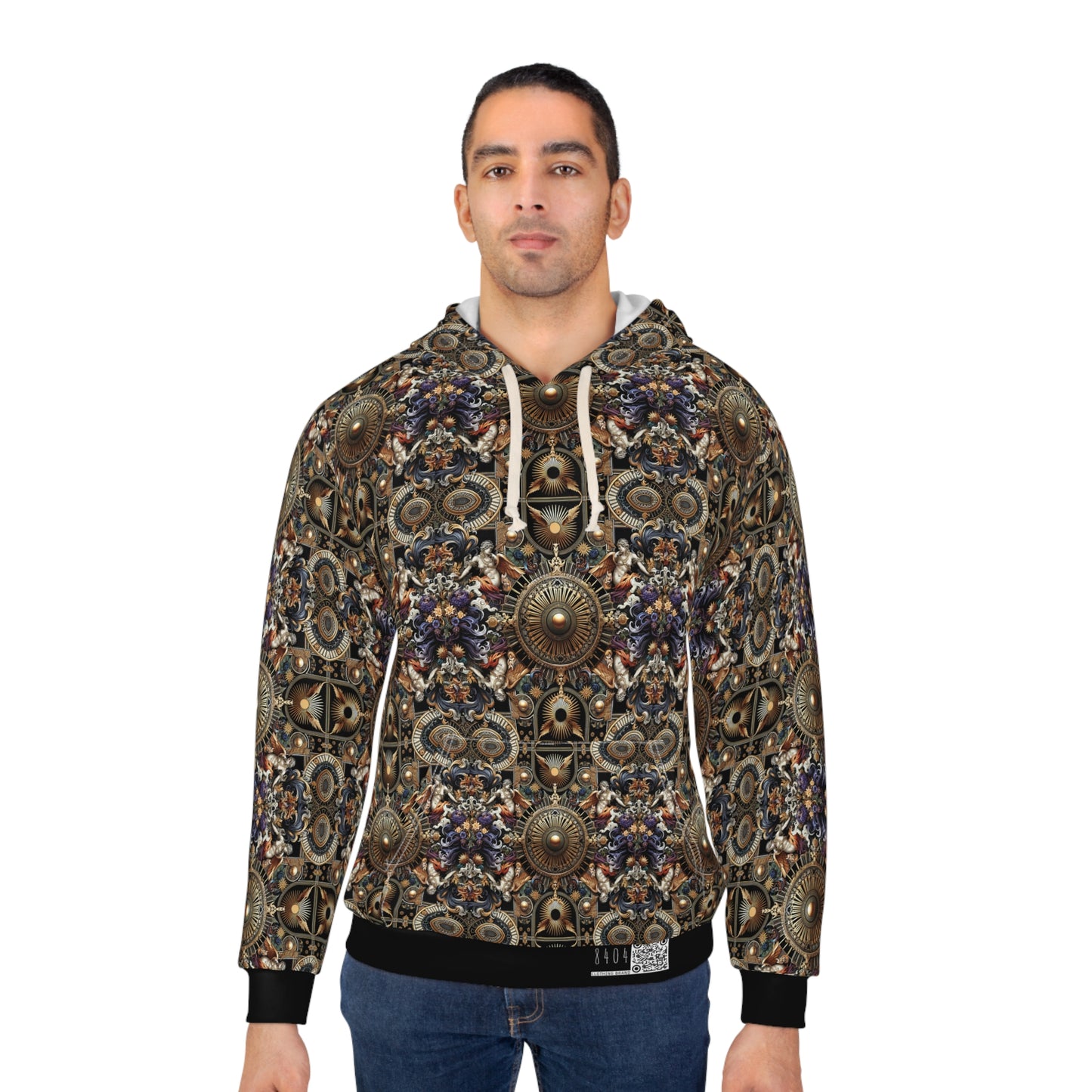 Digital Renaissance Luxurious Streetwear Inspired By Classical Art With a Modern Twist Pullover Hoodie - 8404 Design-55