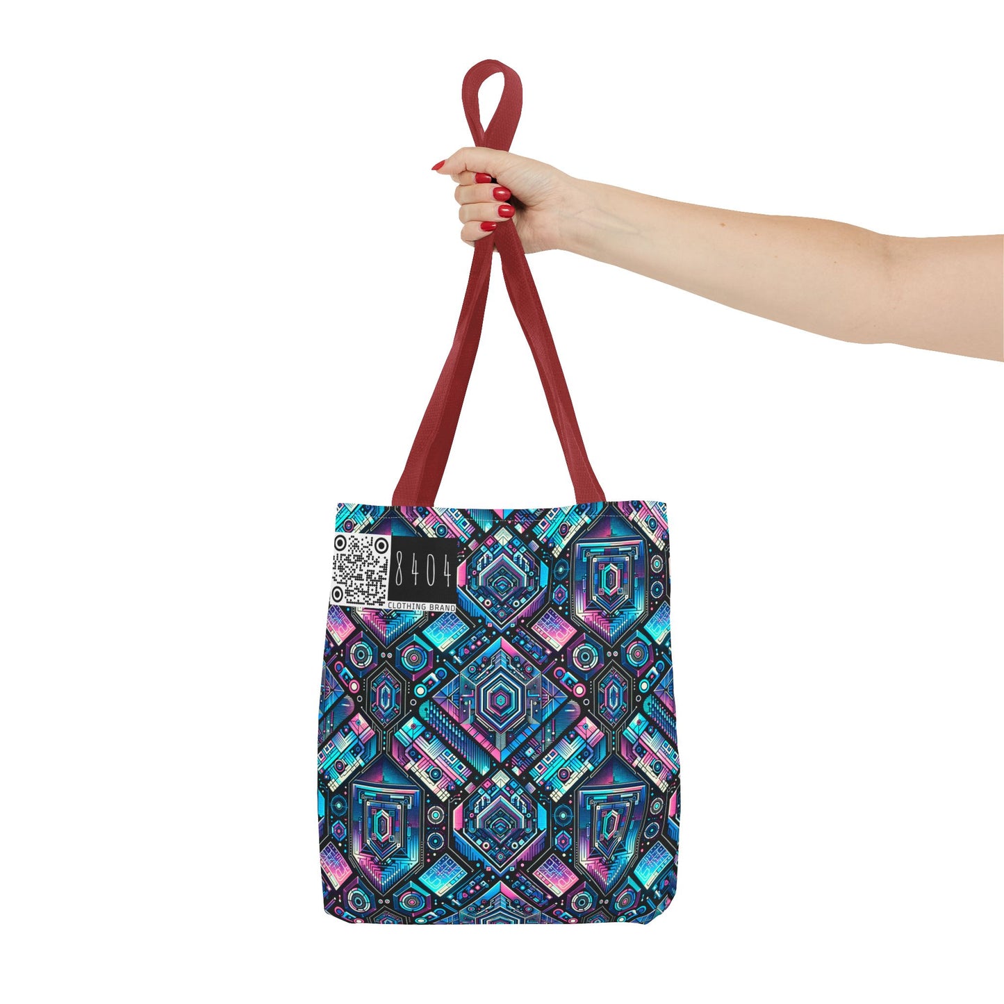 Digital Dreamland Futuristic Tech Aesthetic Tote Bag - 8404 Design-46