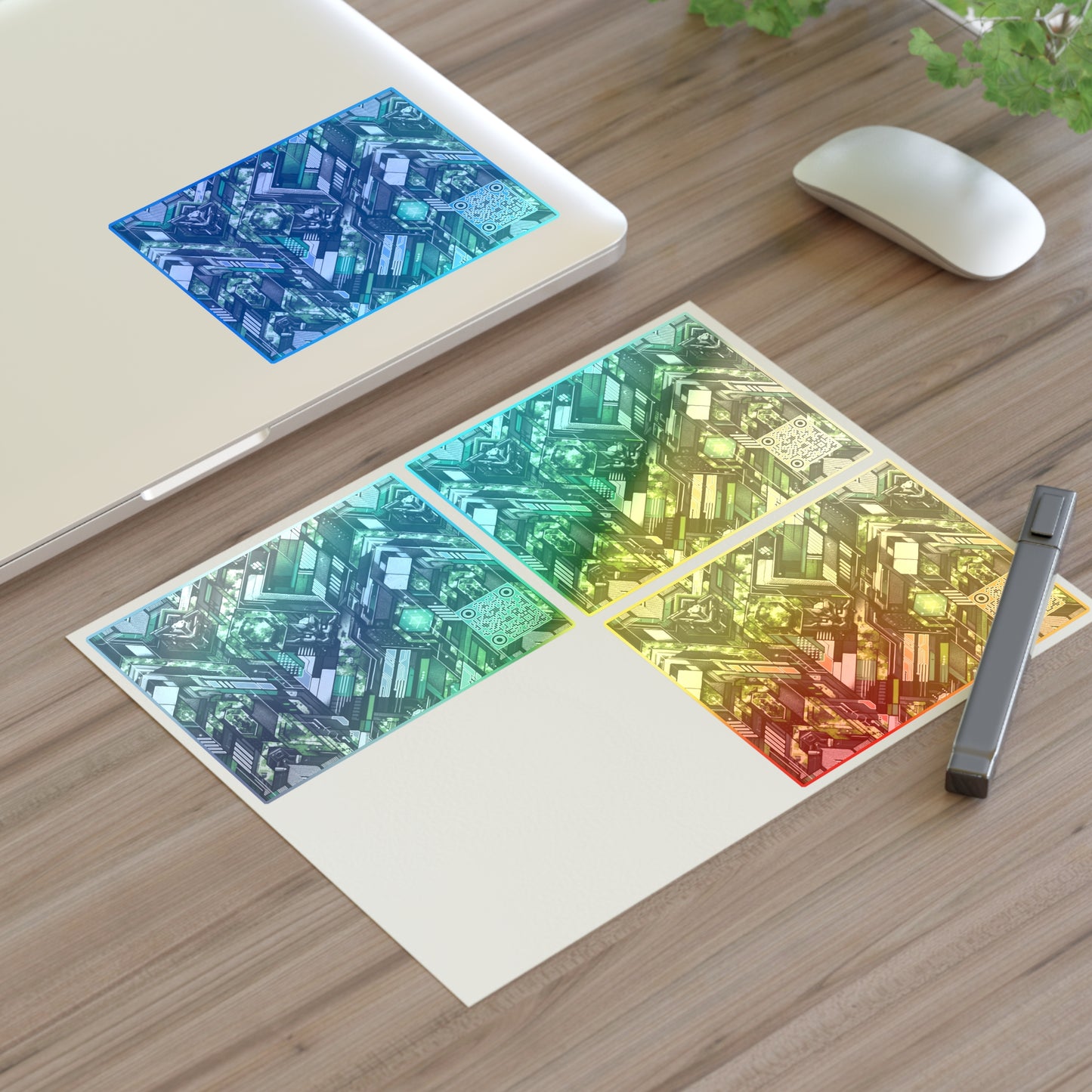 Tech Camo Fusion Tech-Forward Streetwear With a Futuristic Edge Sticker Sheets - 8404 Design-58