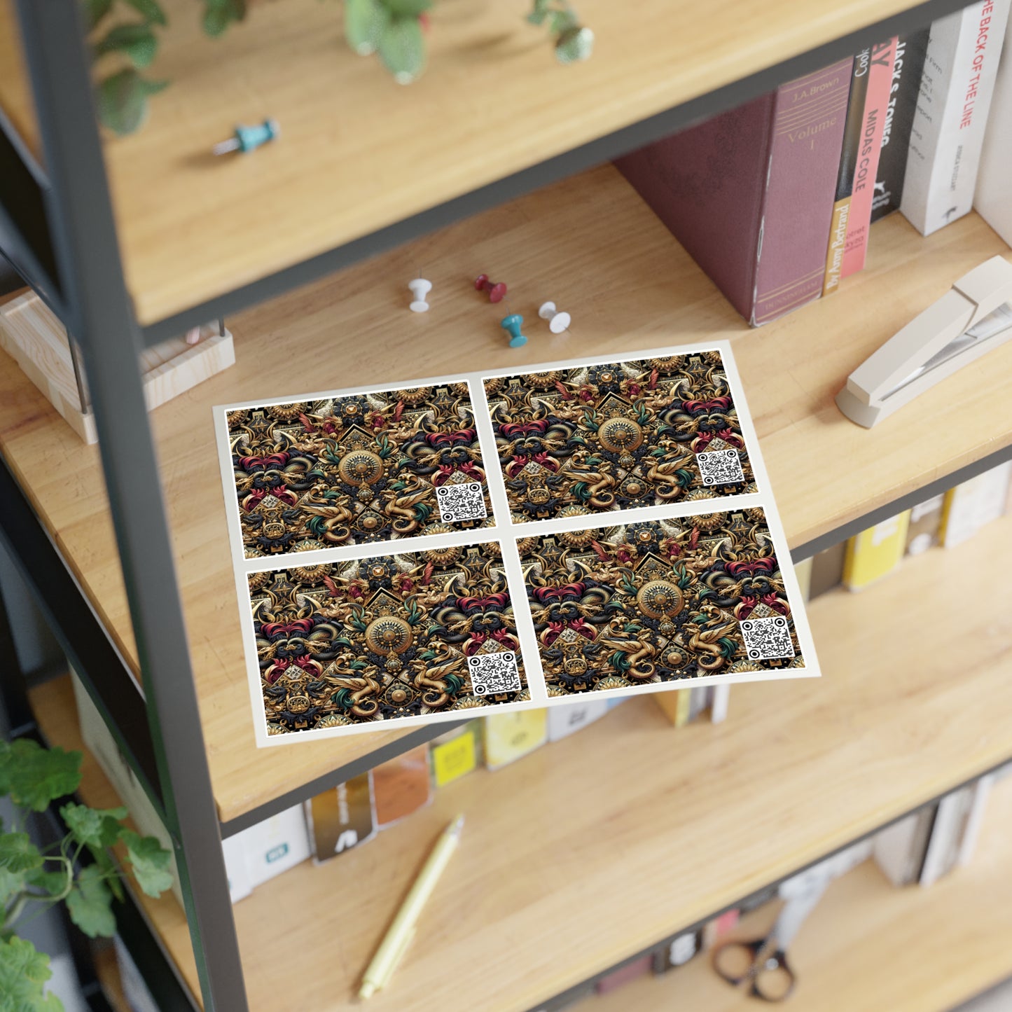 Digital Renaissance Luxurious Streetwear Inspired By Classical Art With a Modern Twist Sticker Sheets - 8404 Design-76