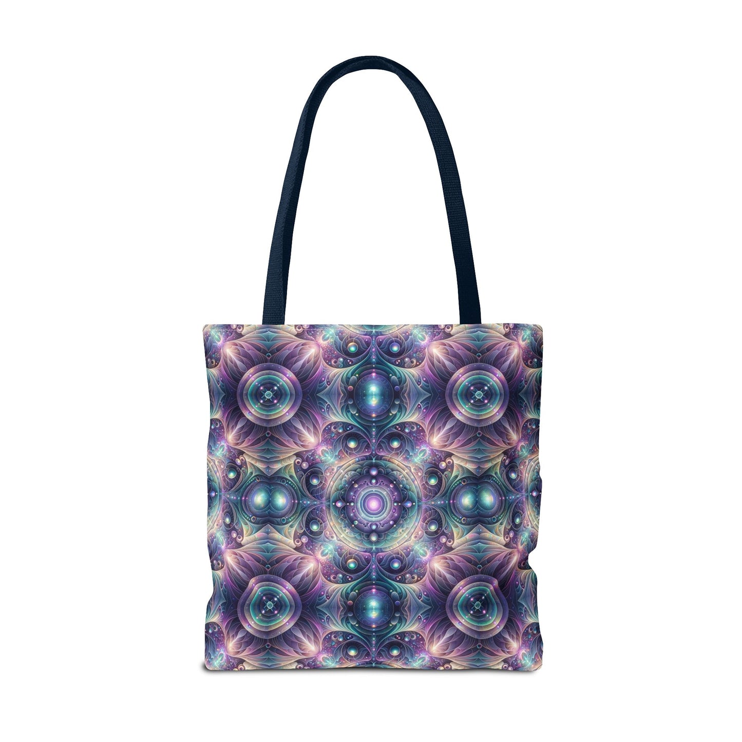 Iridescent Tech Fusion Tech-Forward Streetwear Tote Bag - 8404 Design-61