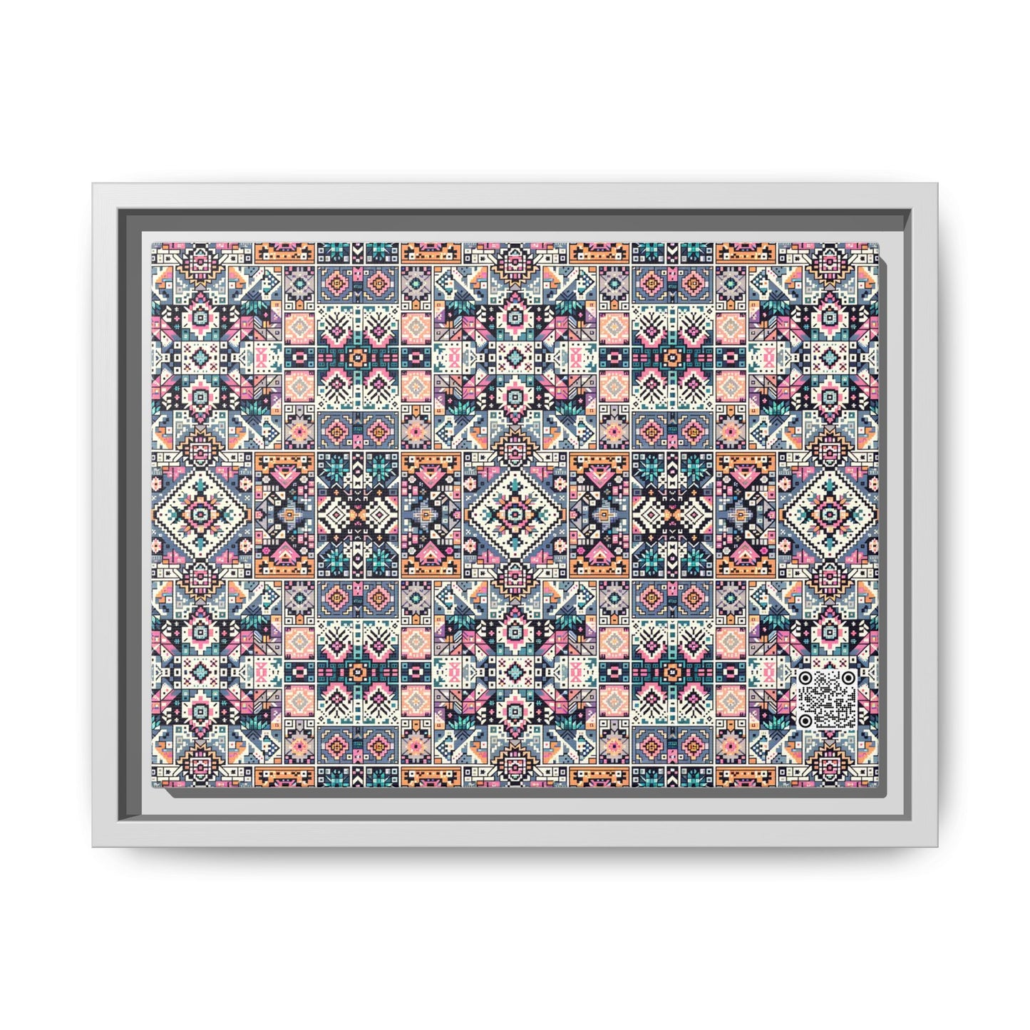 Matte Canvas, Framed (multi-Color) - 8404 Design-01