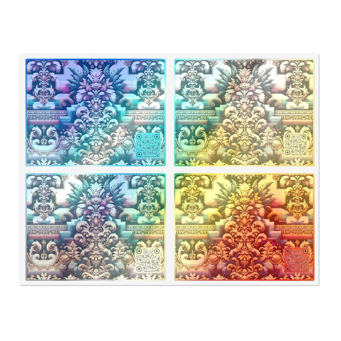Digital Renaissance Modern Baroque Fusion Sticker Sheets - 8404 Design-60