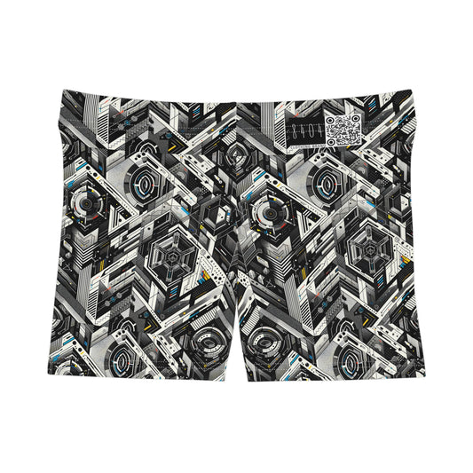 Tech Athletic Fusion Tech-Forward Athletic Women's Shorts - 8404 Design-63