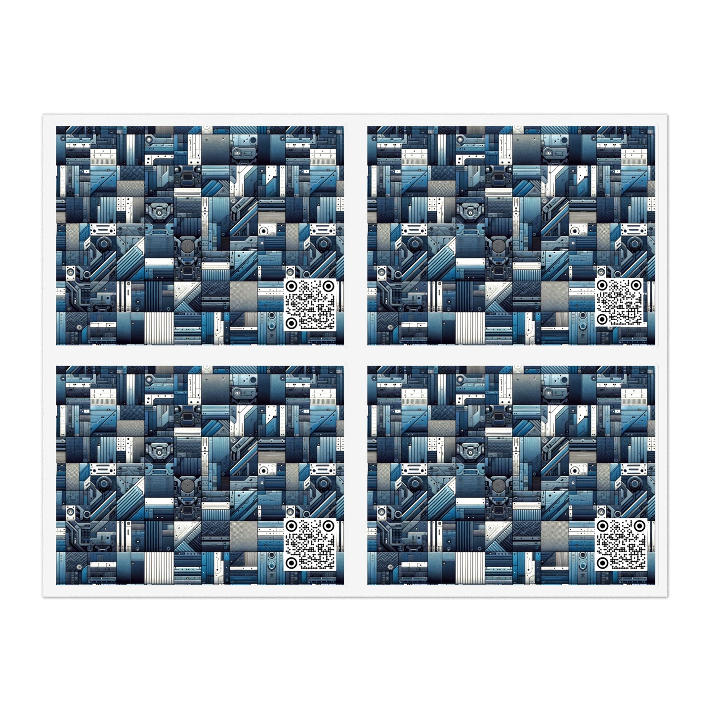 Tech-Inspired Utility Tech-Forward Streetwear With Utilitarian Edge Sticker Sheets - 8404 Design-44