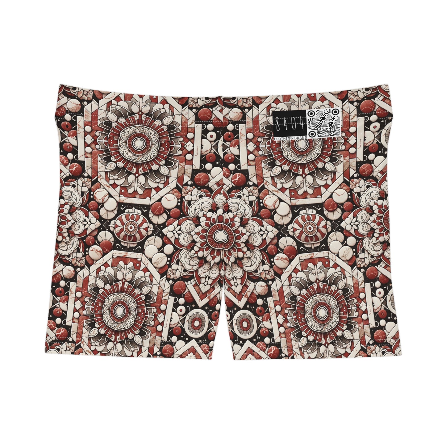 Neo Jomon Sculptural Aesthetics Artisanal Streetwear Women's Shorts - 8404 Design-55