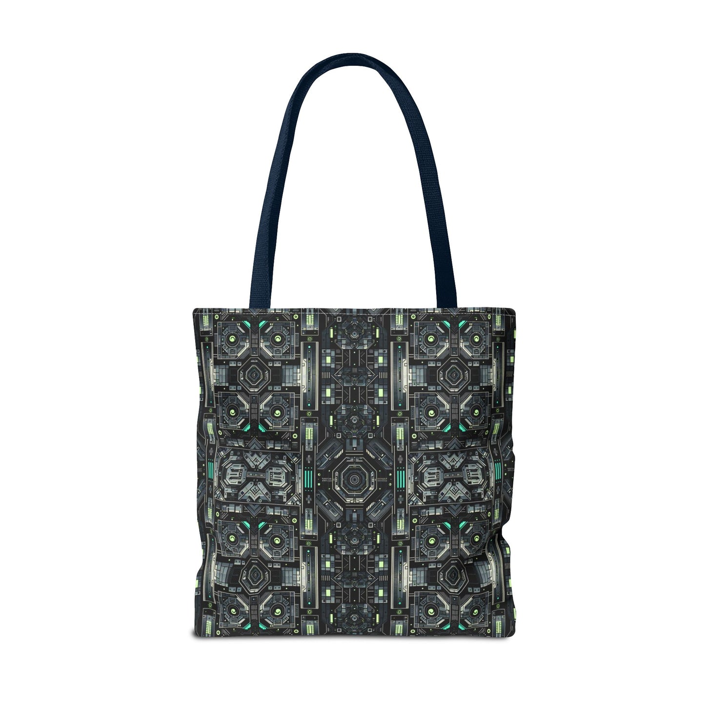Tech Noir Tech-Forward Minimalism Tote Bag - 8404 Design-52