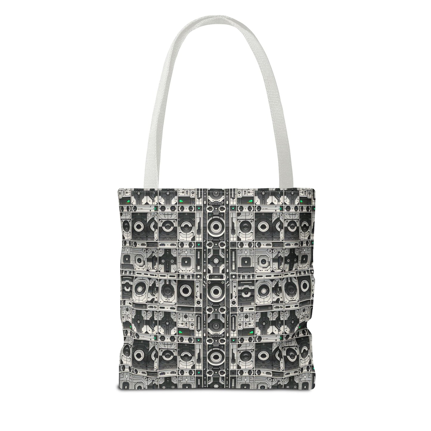Tech Utility Aesthetics Tech-Forward Minimalism Tote Bag - 8404 Design-60