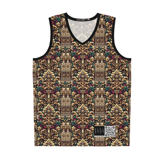 Digital Renaissance Modern Baroque Fusion Basketball Jersey - 8404 Design-57