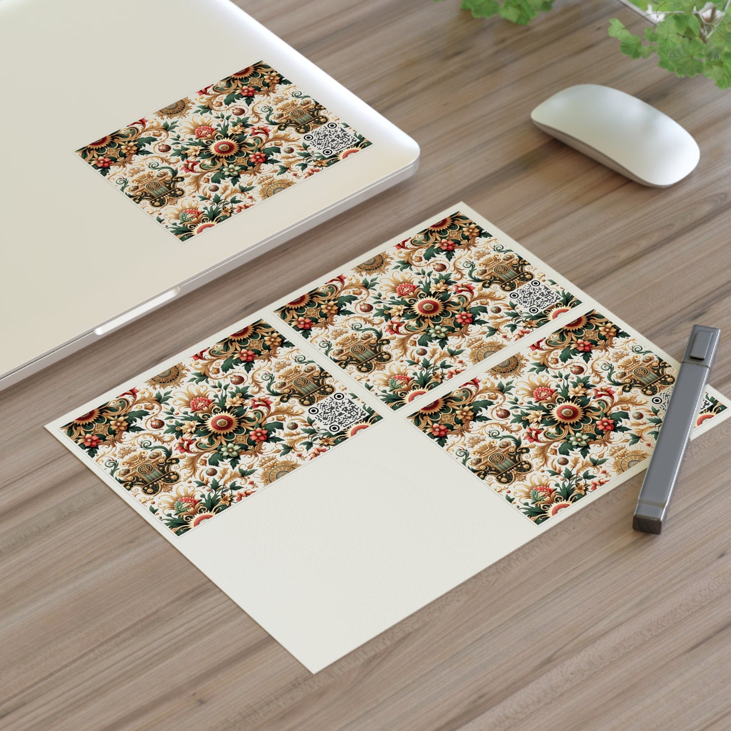 Monogram Madness Luxurious Streetwear Sticker Sheets - 8404 Design-68