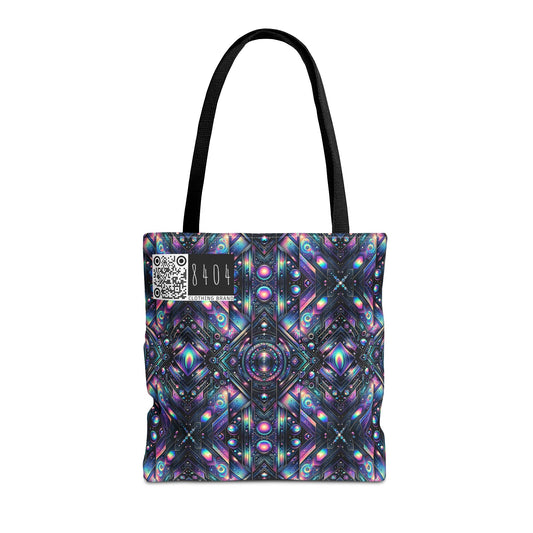 Galactic Hues Tech-Forward Cosmic Fusion Tote Bag - 8404 Design-58