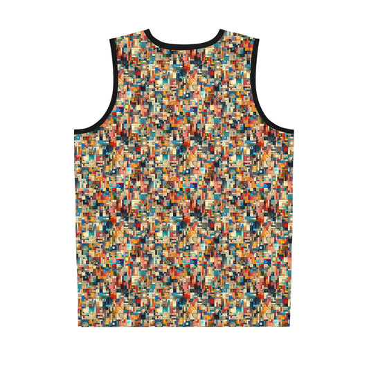 Digital Artistic Expression Artistic Streetwear Basketball Jersey - 8404 Design-46