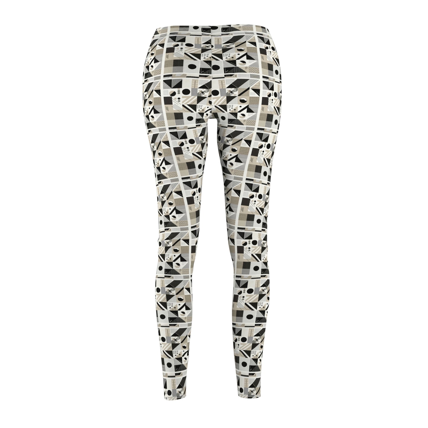 Elevated Athleisure Modern Sophistication With Sporty Elements Women's Cut & Sew Casual Leggings - 8404 Design-76