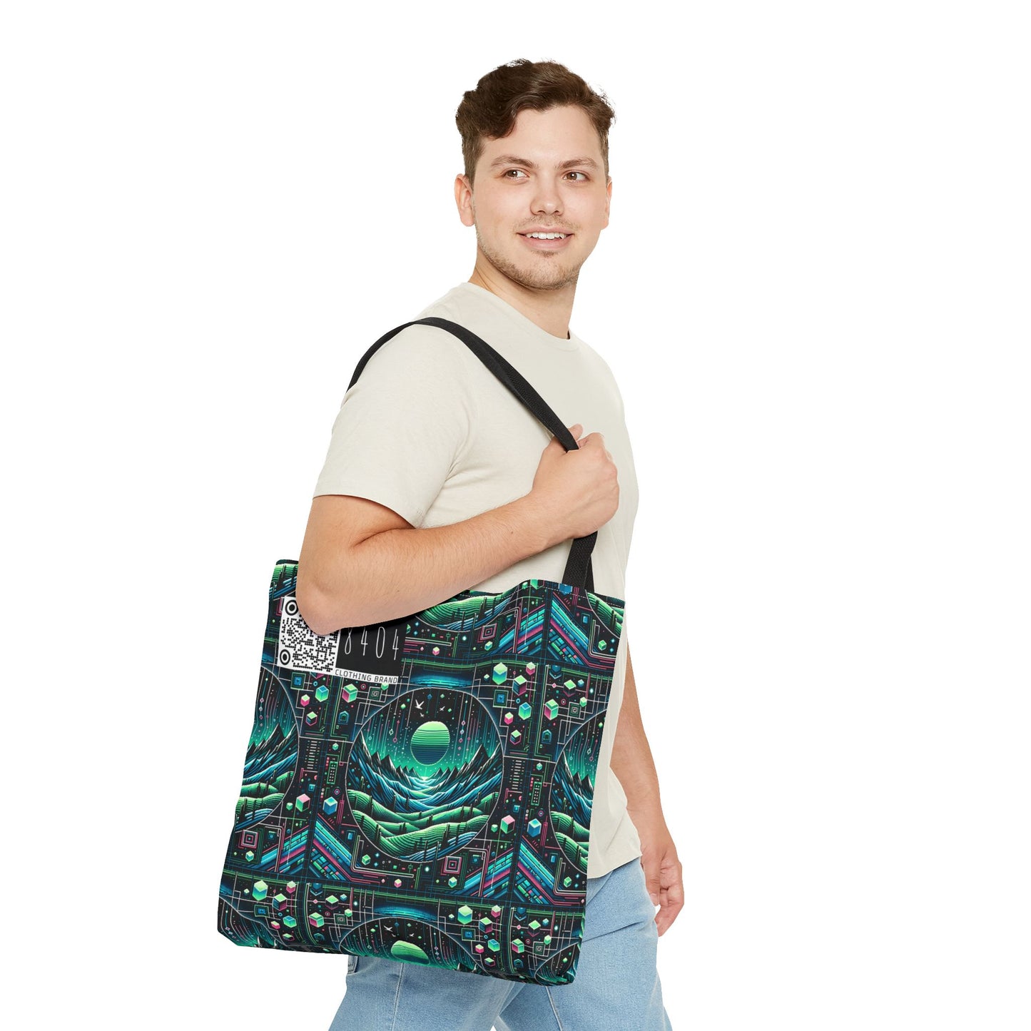 Digital Adventure Graphics Digital Explorer Tote Bag - 8404 Design-59