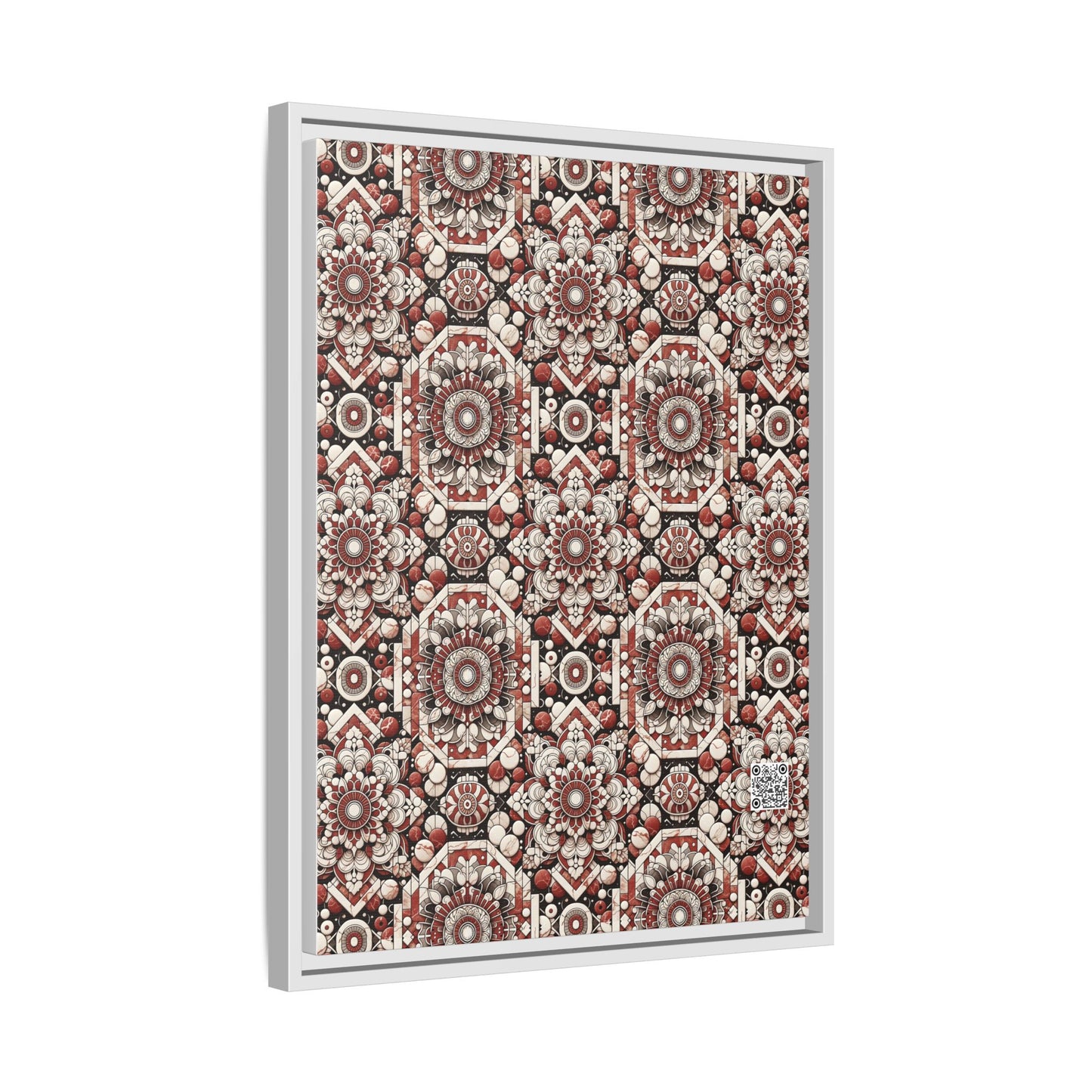 Neo Jomon Sculptural Aesthetics Artisanal Streetwear Matte Canvas, Framed (multi-Color) - 8404 Design-55 A